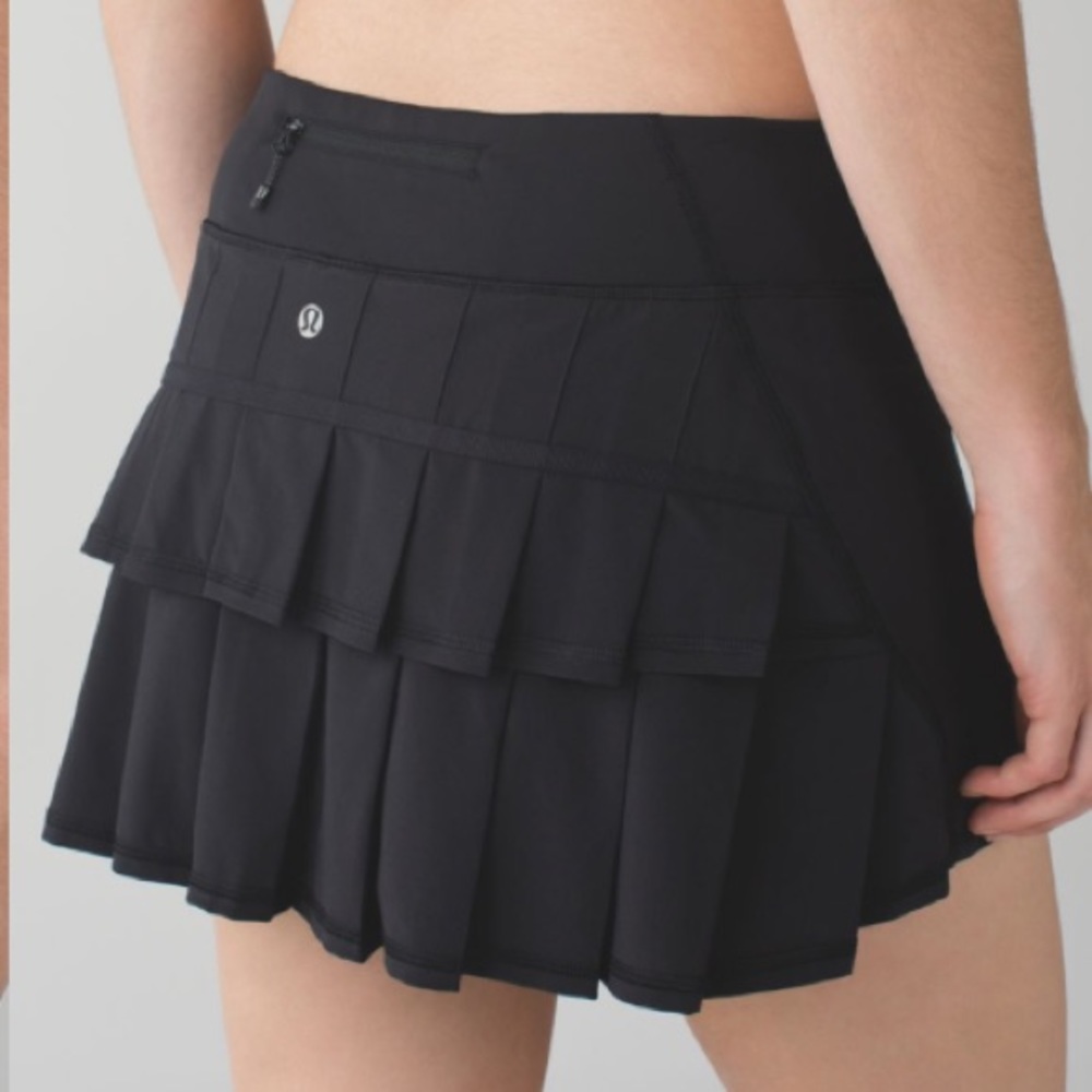 Lululemon Black Pace Setter Skirt